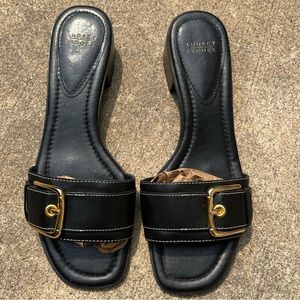 Audrey Brook Leather Slides